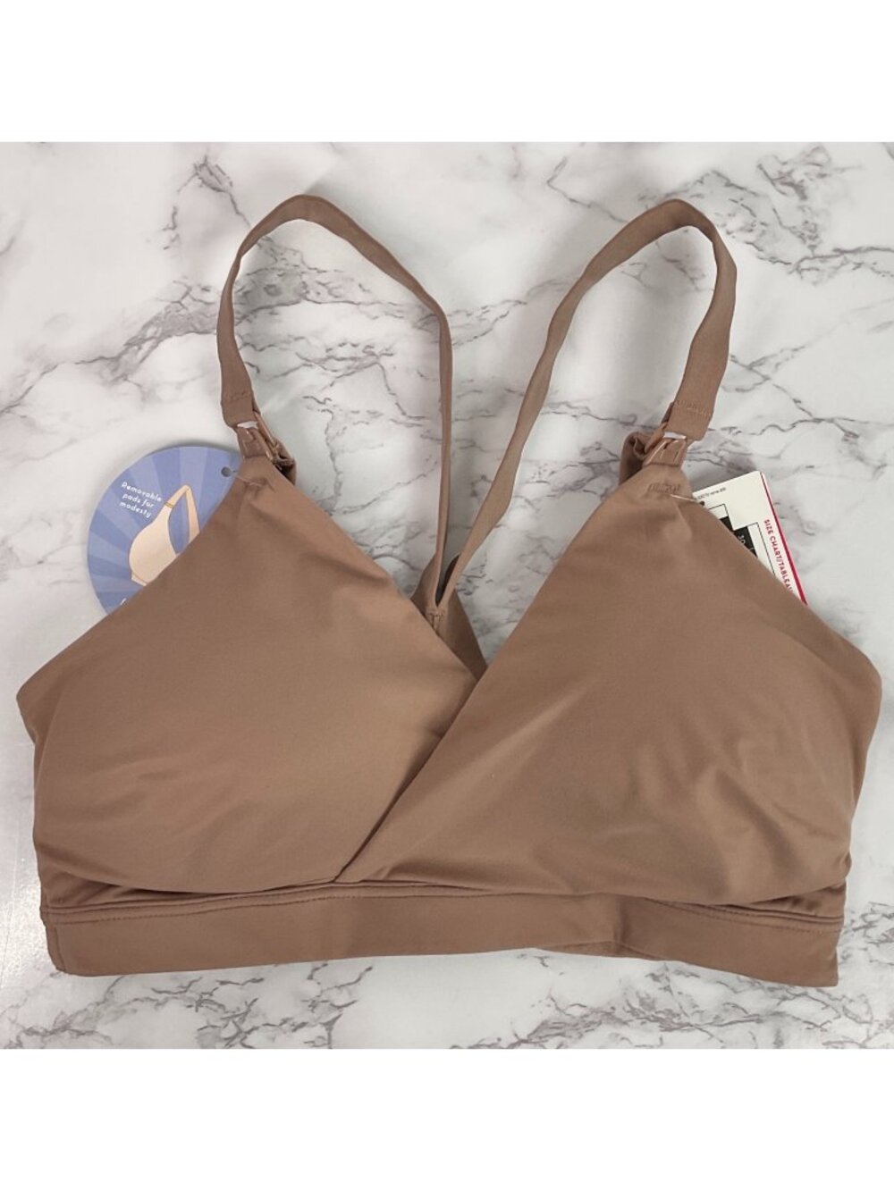 Spanx Cafe Au Lait Bra-llelujah Mama Nursing Bra Small New